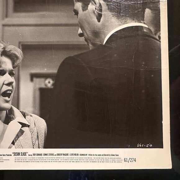 Vintage 1961 Susan Slade Movie Still Connie Stevens Kent Smith Photo - Picture 8 of 14